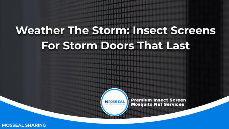Weather The Storm_ Insect Screens For Storm Doors That Last